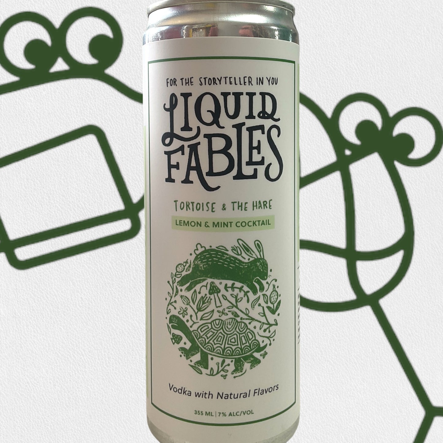 Liquid Fables 'Tortoise & The Hare' Vodka Lemon & Mint 4-Pack - Williston Park Wines & Spirits