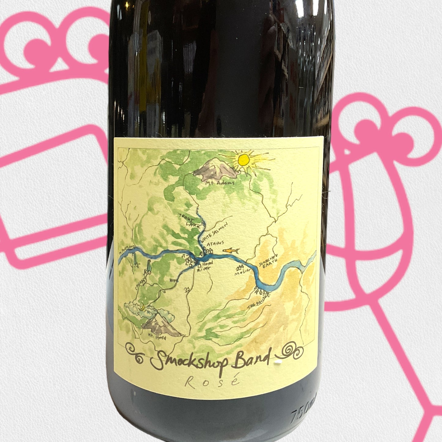 Hiyu Wine Farm Smockshop Band 'Spring Ephemeral' Rose 2018 Hood River, Oregon - Williston Park Wines & Spirits