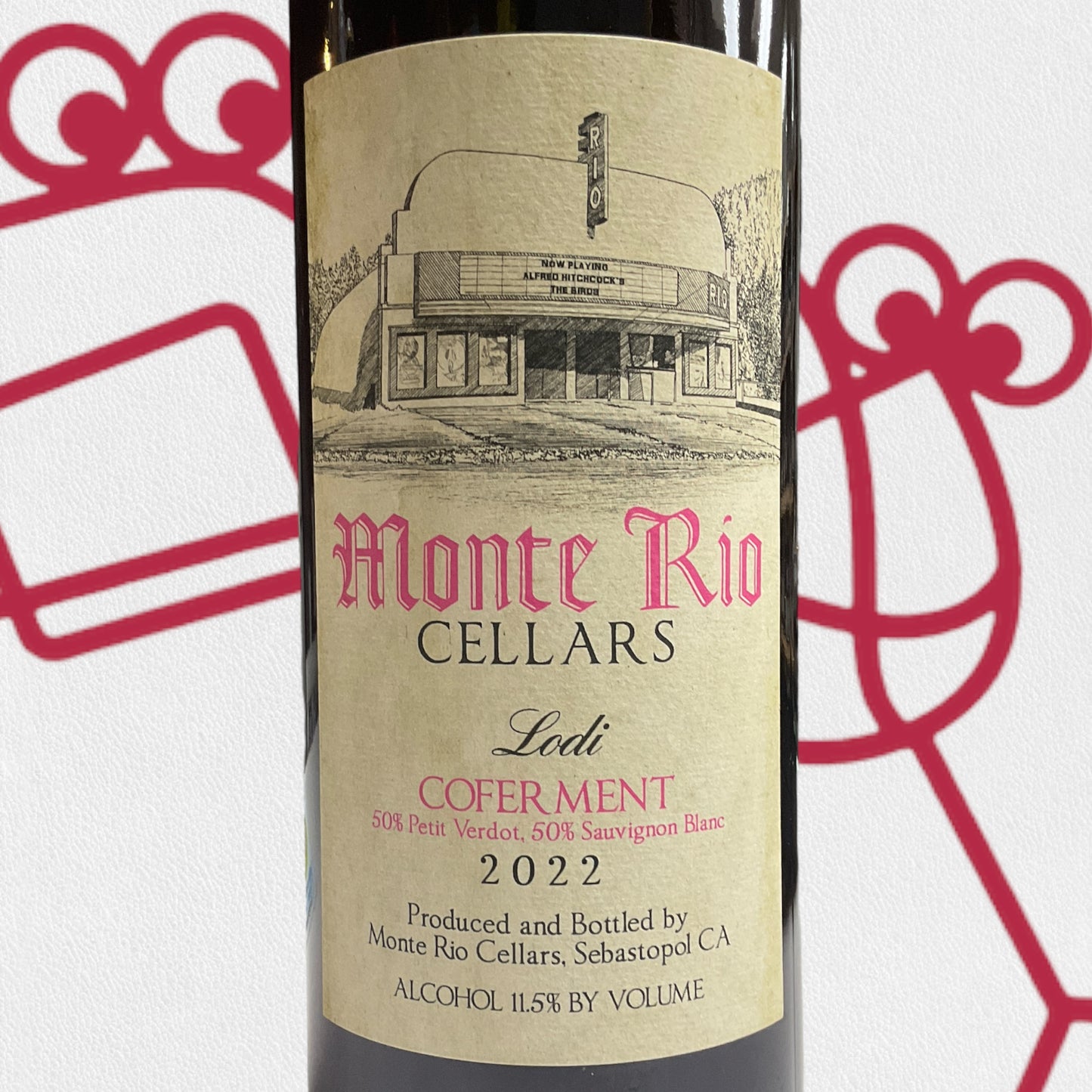 Monte Rio Cellars 'Coferment' Petit Verdot & Sauvignon Blanc 2022 Lodi, California - Williston Park Wines & Spirits