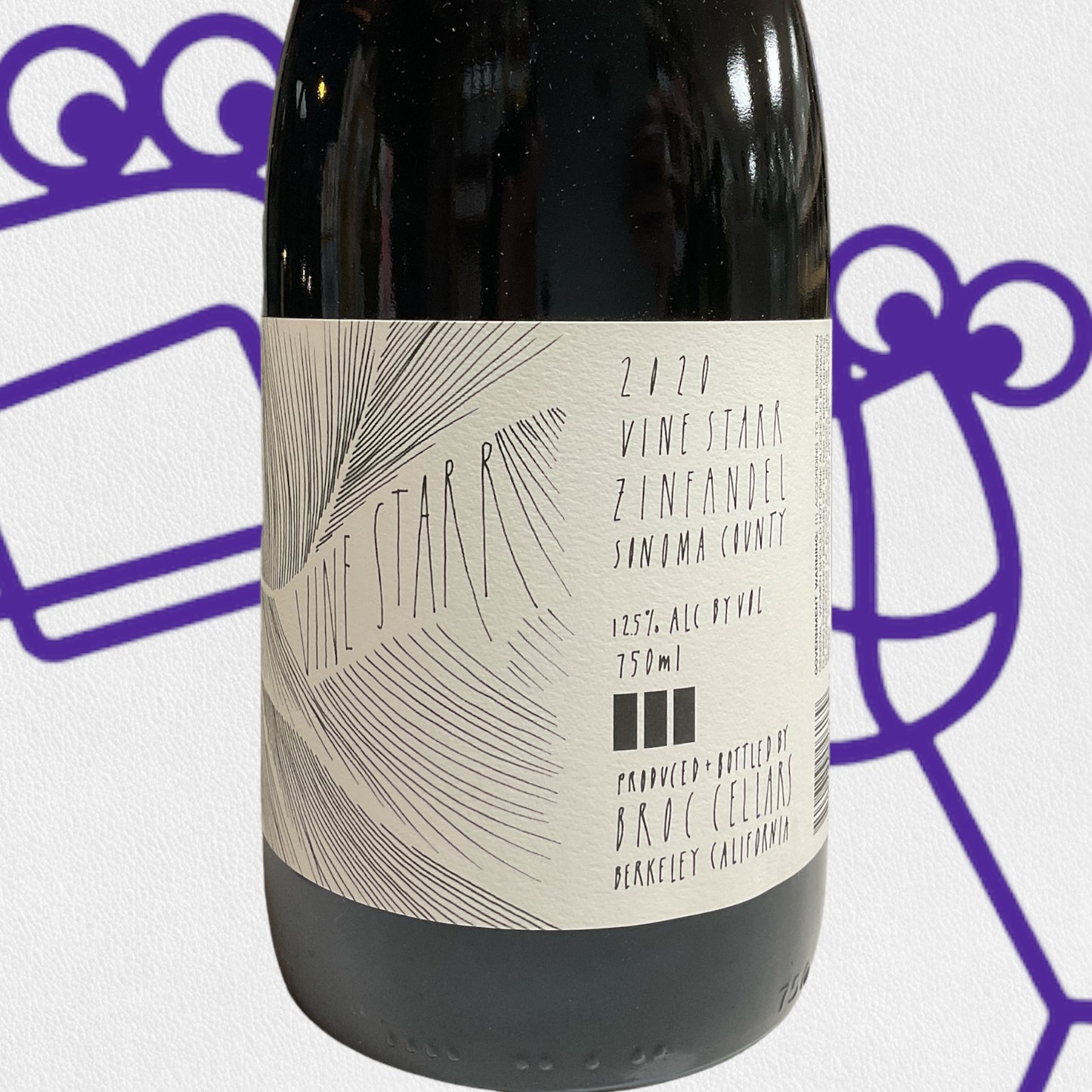 Broc Cellars 'Vine Starr' Zinfandel 2020 California - Williston Park Wines & Spirits