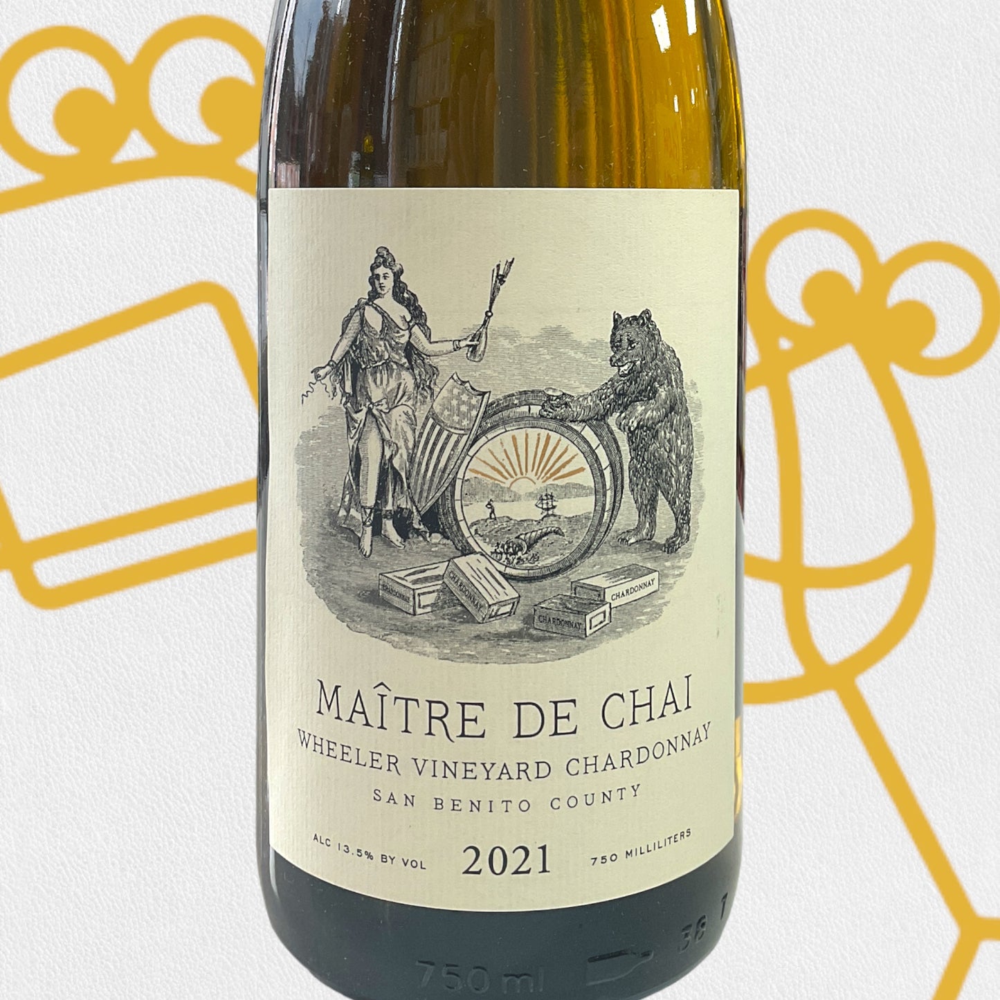 Maitre de Chai 'Wheeler Vineyard' Chardonnay 2022 San Benito, California - Williston Park Wines & Spirits
