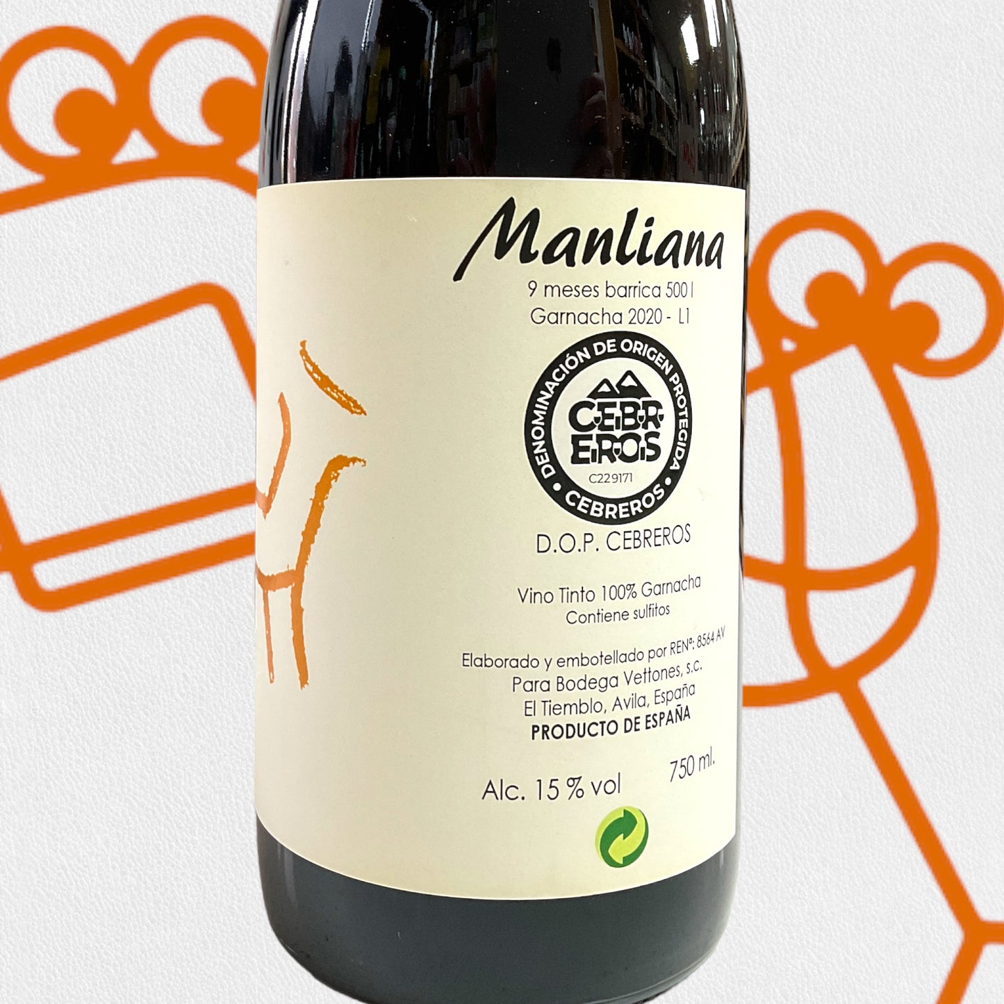 Bodega Vettones 'Manliana' 2020 Cebreros, Spain - Williston Park Wines & Spirits
