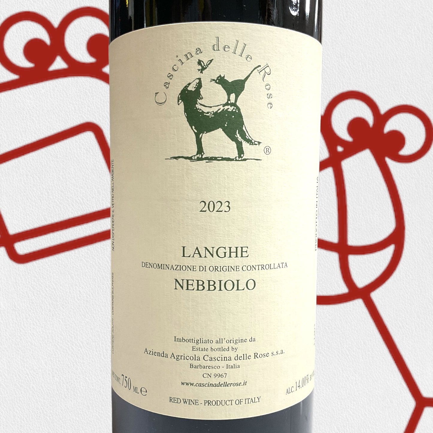 Cascina delle Rose Langhe Nebbiolo 2023 Piedmont, Italy - Williston Park Wines & Spirits