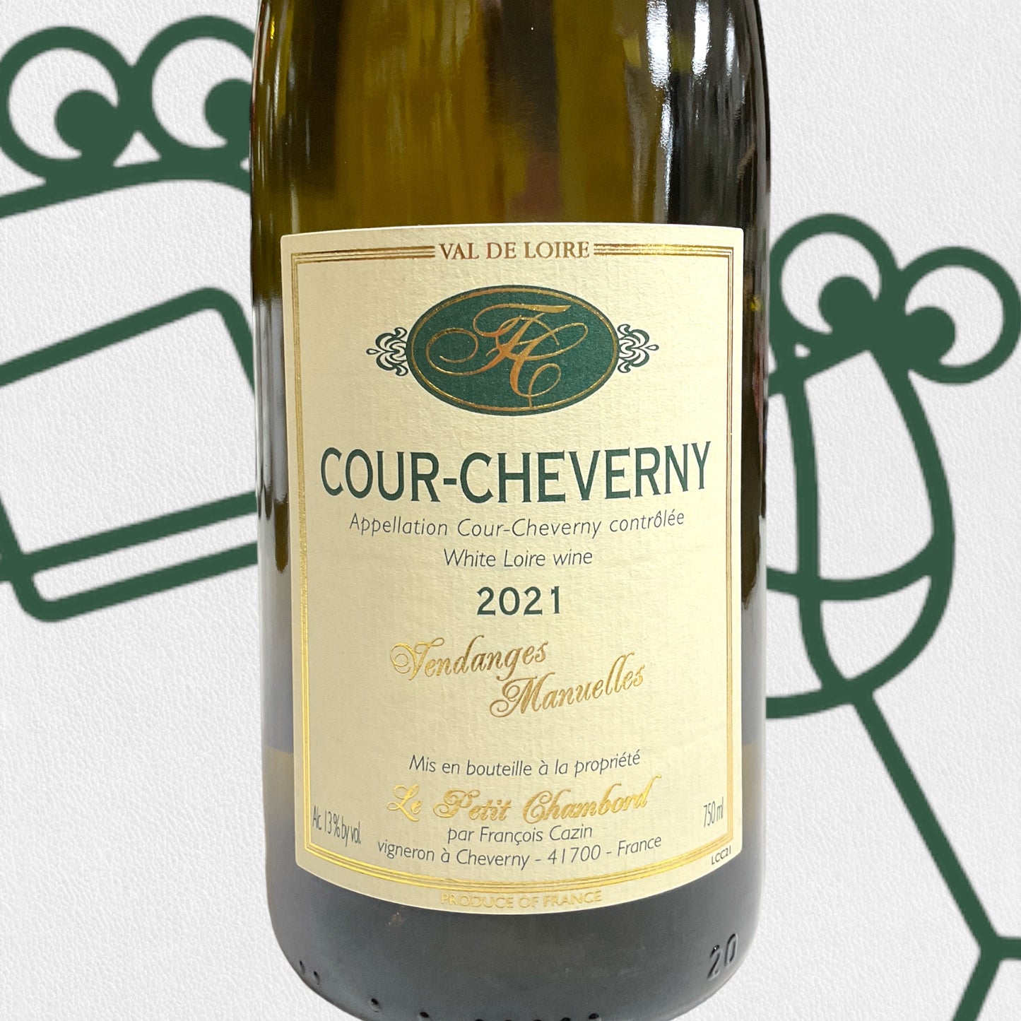 Francois Cazin 'Cour-Cheverny' 2021 Loire Valley, France - Williston Park Wines & Spirits