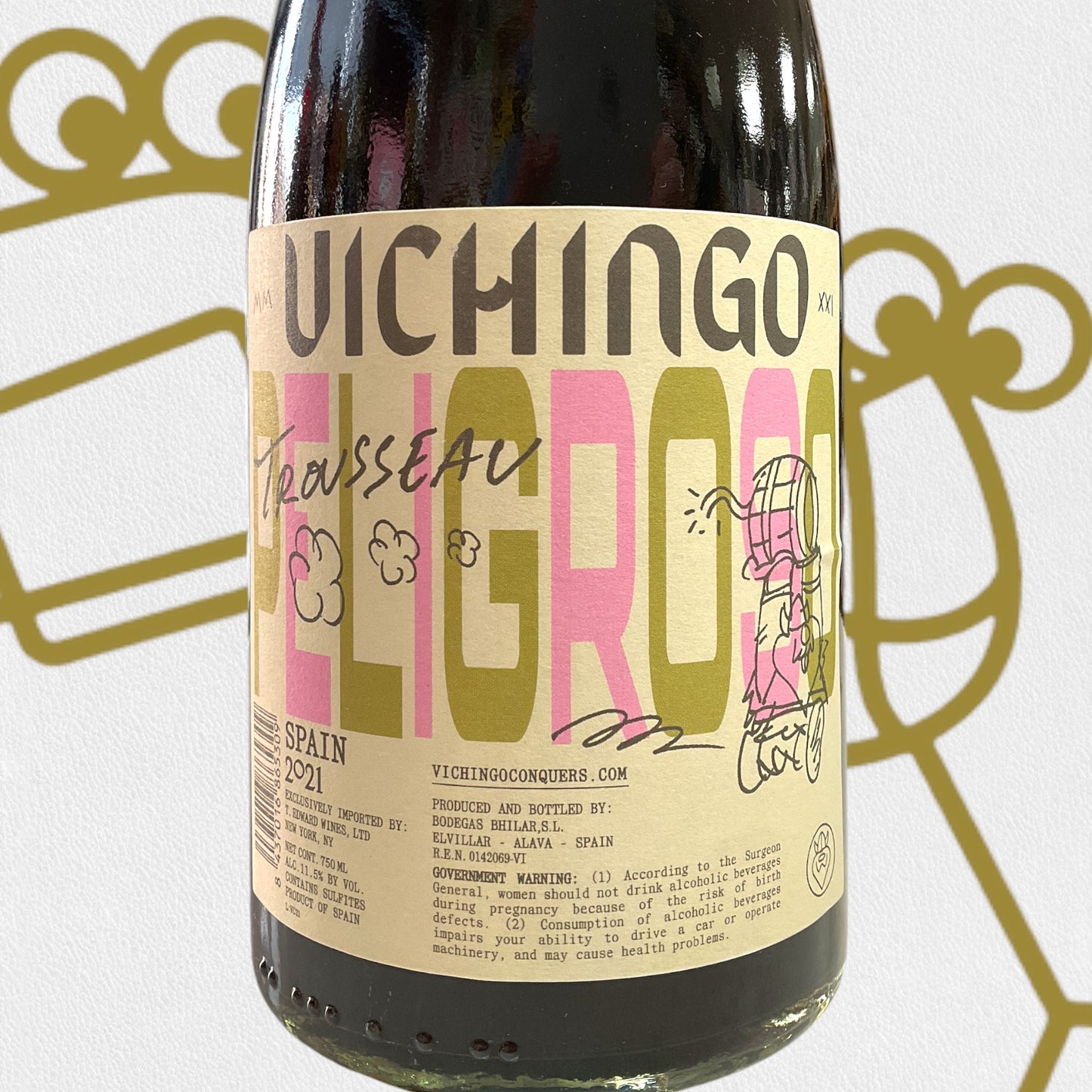 Vichingo 'Peligrosso' Trousseau 2021 Rioja, Spain - Williston Park Wines & Spirits