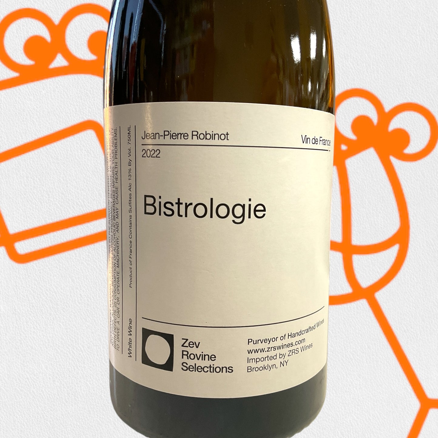 Jean-Pierre Robinot - Les Vignes de l'Ange Vin 'Cuvee Bistrologie' 2022 Loire Valley, France