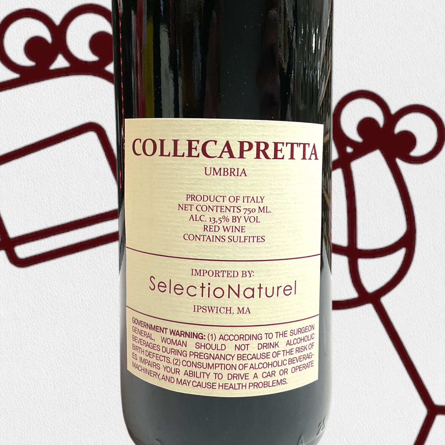 Collecapretta 'Vino Rosso da Tavola' 2023 Umbria, Italy - Williston Park Wines & Spirits