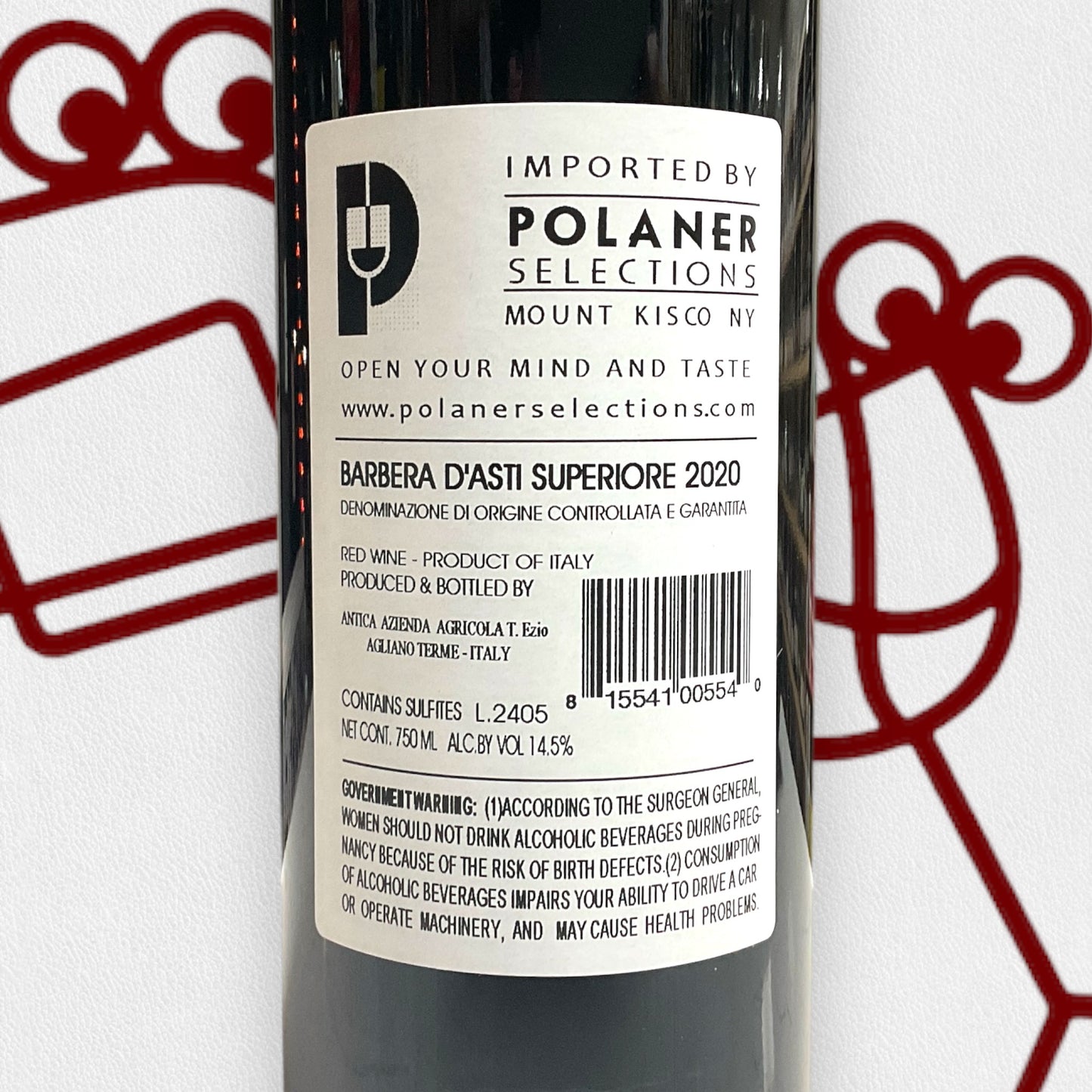 Ezio T. 'Bricco Del Noce' Barbera 2020 Piedmont, Italy - Williston Park Wines & Spirits
