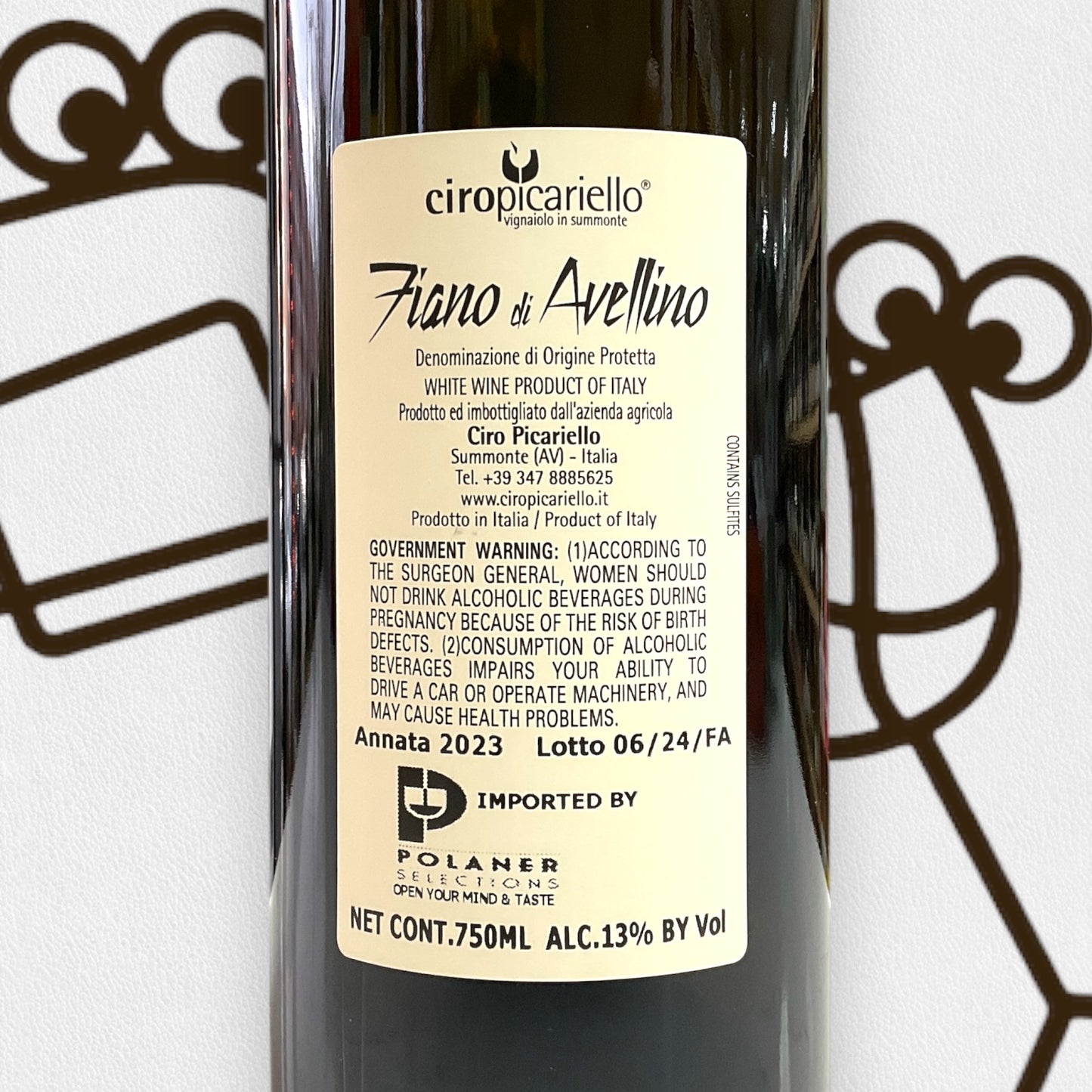 Ciro Picariello 'Fiano di Avellino' 2023 Campania, Italy