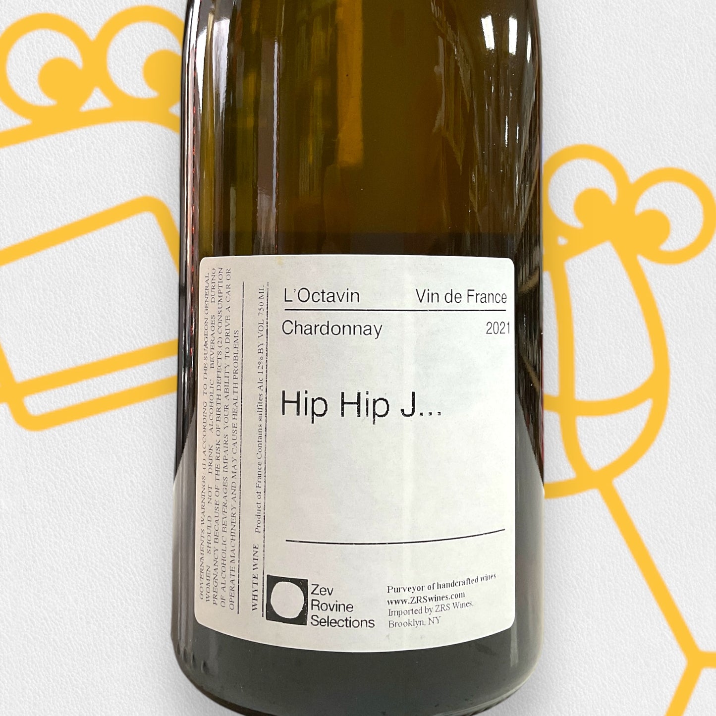 Domaine de l'Octavin 'Hip Hip J' Chardonnay 2021 Jura, France - Williston Park Wines & Spirits