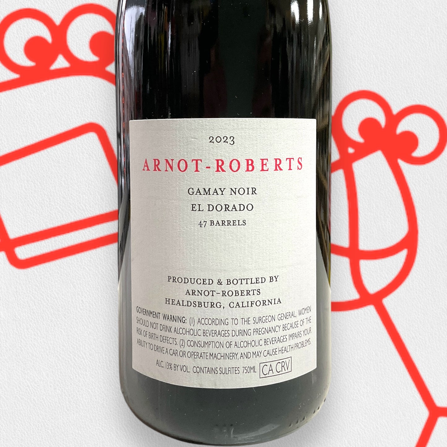 Arnot-Roberts 'El Dorado' Gamay Noir 2023 California - Williston Park Wines & Spirits