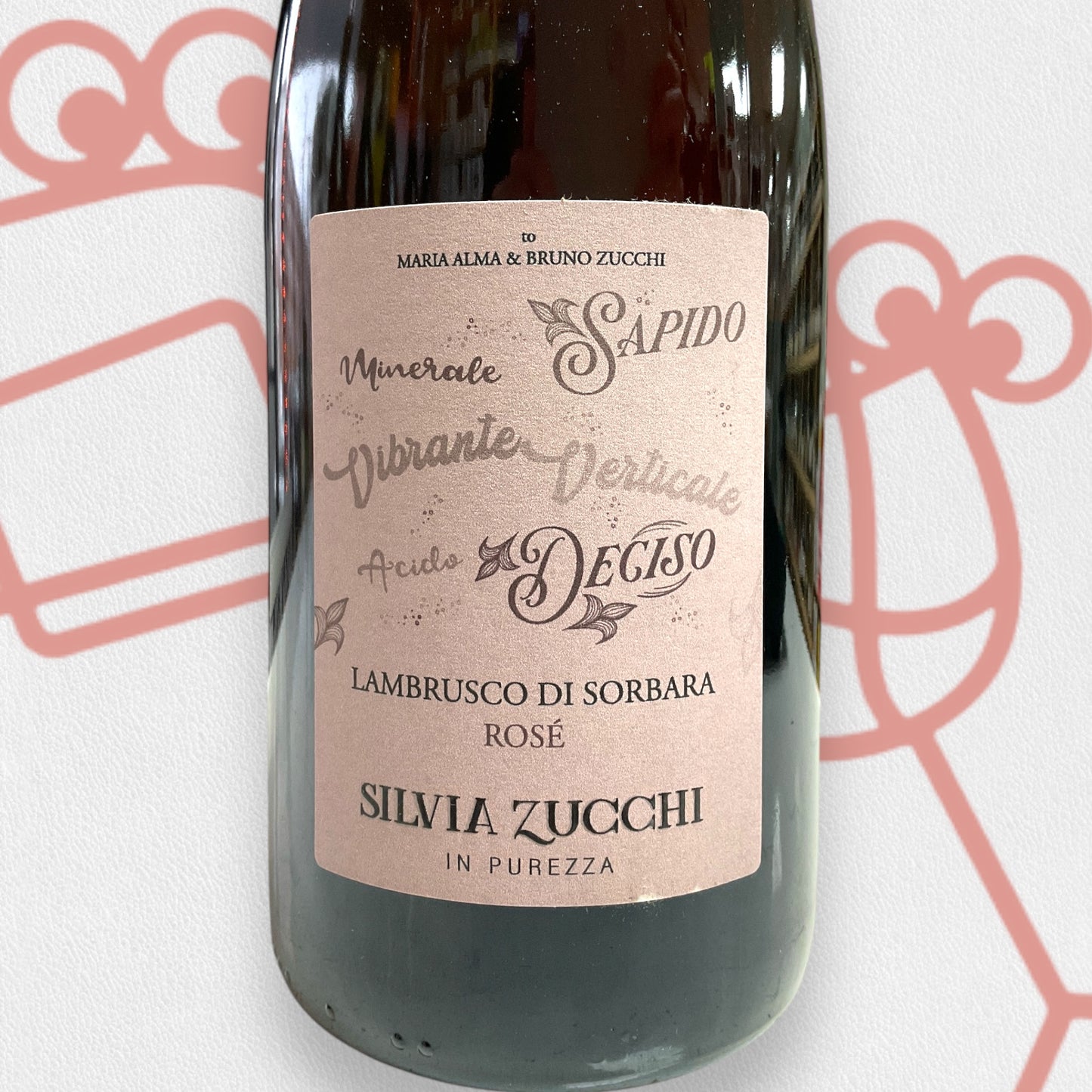 Zucchi Lambrusco di Sorbara Rosato 2023 Emilia Romagna, Italy - Williston Park Wines & Spirits