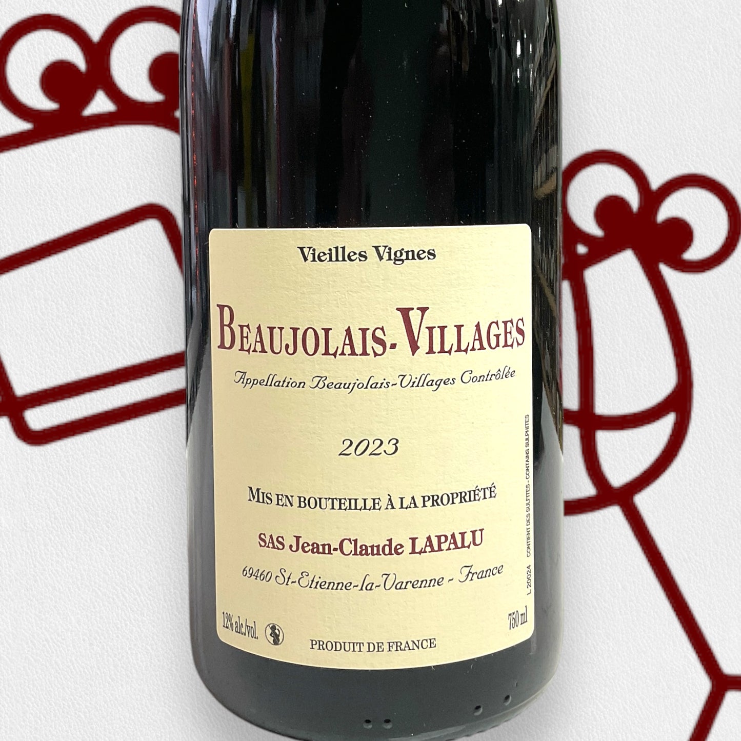 Domaine Jean-Claude Lapalu Beaujolais Villages Vieilles Vignes 2023 Beaujolais, France - Williston Park Wines & Spirits