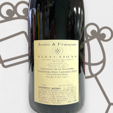 Evelyne & Pascal Clairet Domaine de La Tournelle 'Arbois Trousseau des Corvees' 2022 Jura, France - Williston Park Wines & Spirits