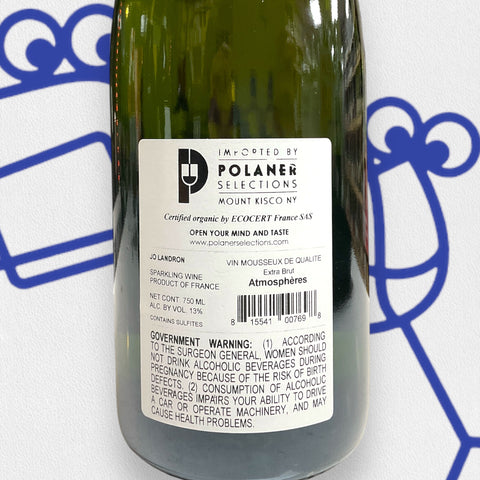 Jo Landron 'Atmospheres Methode Traditionnelle Extra Brut' NV Loire Valley, France - Williston Park Wines & Spirits