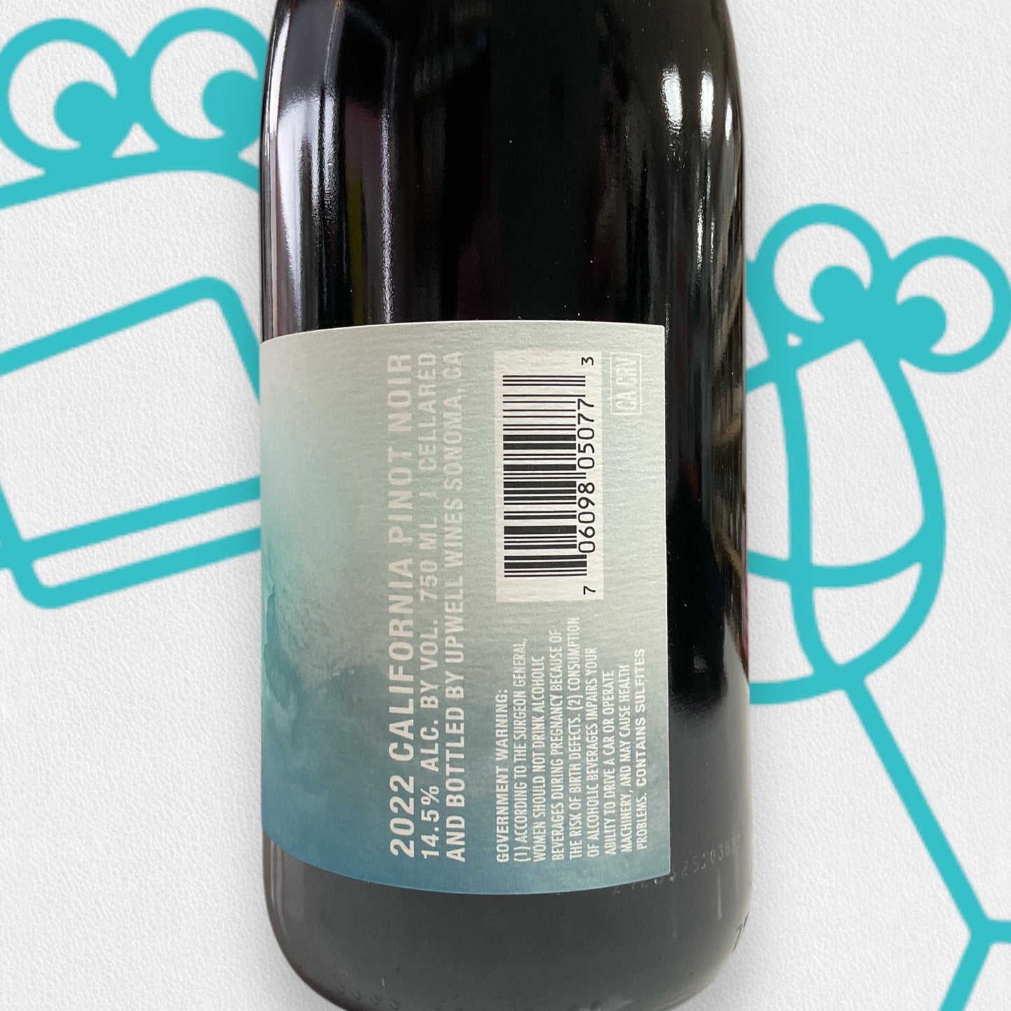 Upwell Pinot Noir 2022 California - Williston Park Wines & Spirits