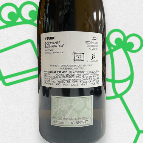 V Puro 'Doravante' Branco 2021 Bairrada, Portugal - Williston Park Wines & Spirits