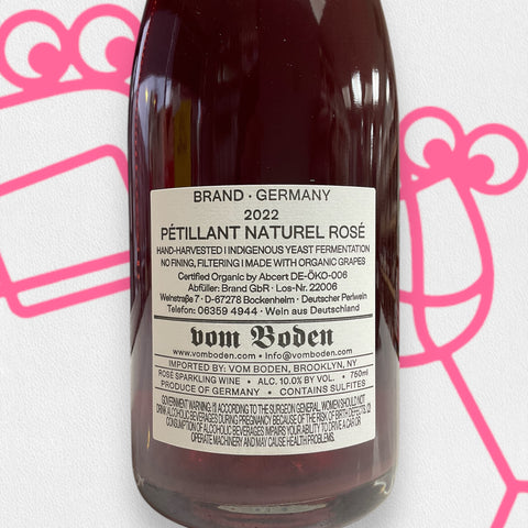 Brand Pet-Nat Rosé 2022 Pfalz, Germany - Williston Park Wines & Spirits