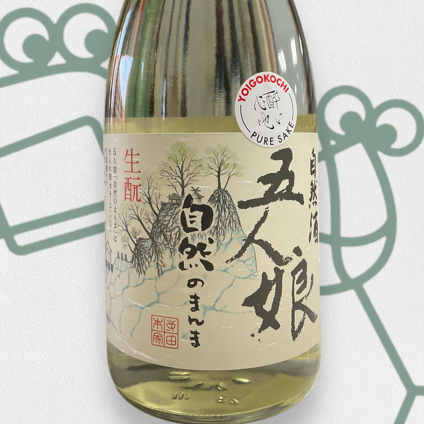 Terada Honke 'Shizen No Manma' Sake 720ml Chiba, Japan