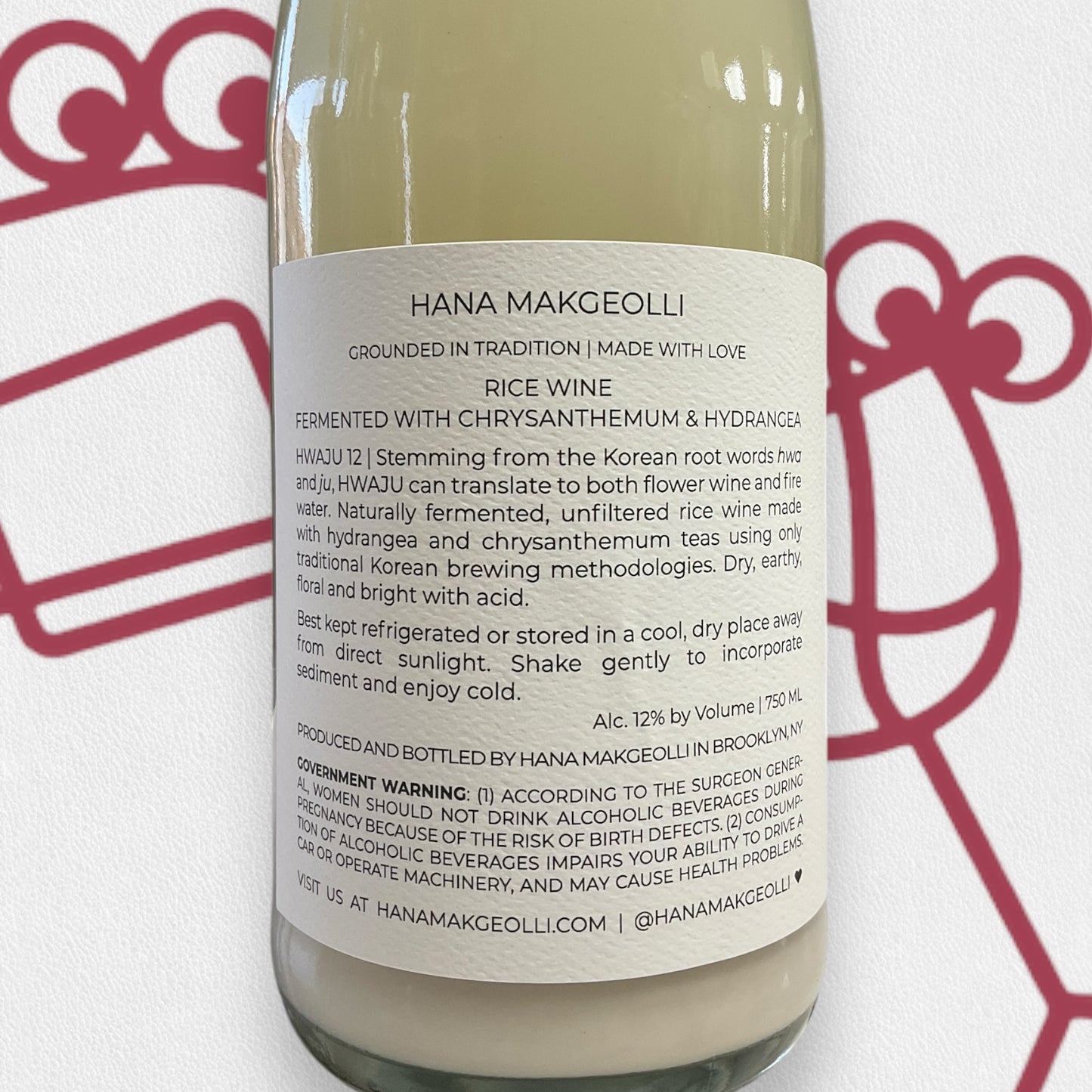Hana Makgeolli 'Hwaju' Unfiltered Rice Wine NV Brooklyn, NY