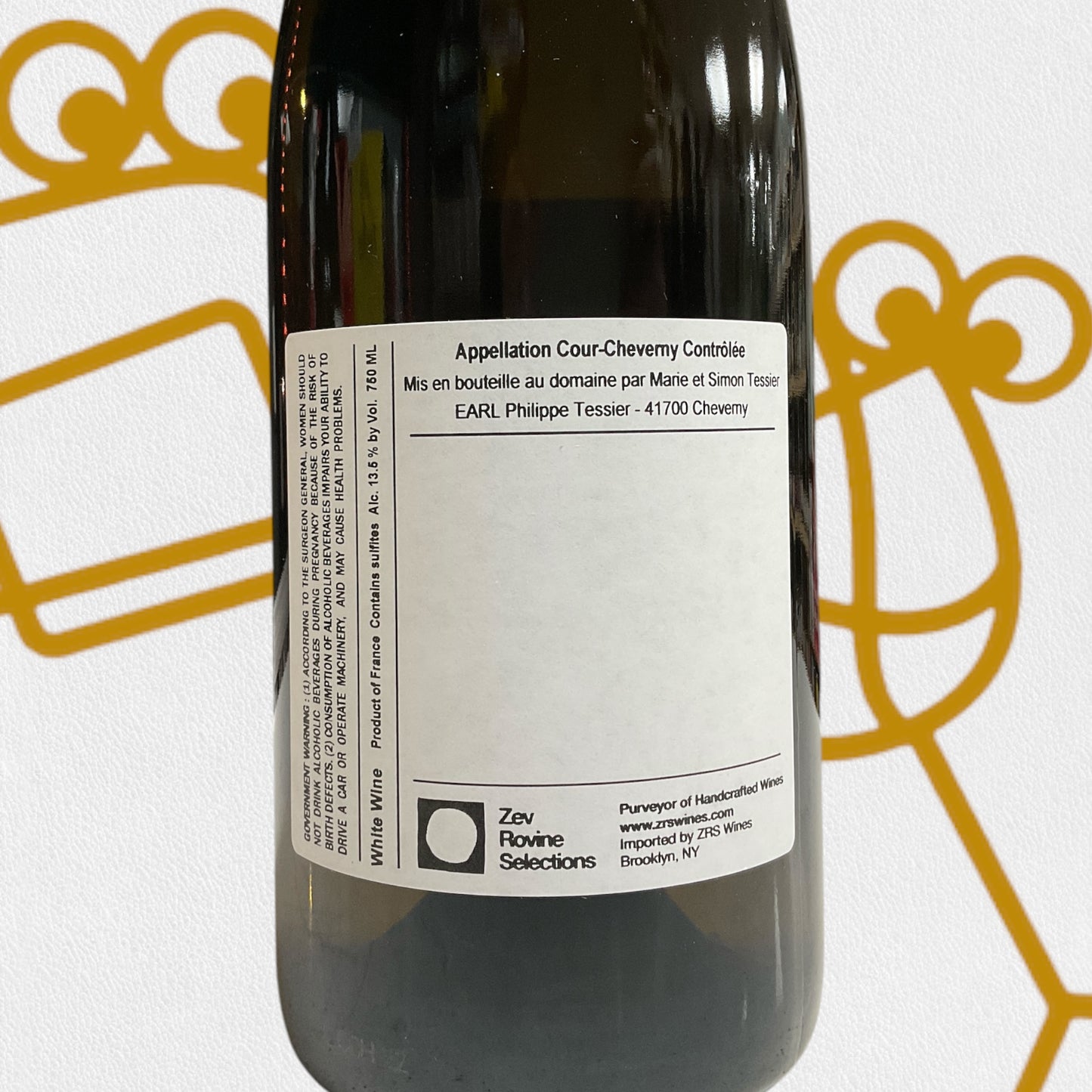 Philippe Tessier 'Cour-Cheverny Blanc' 2022 Loire Valley, France