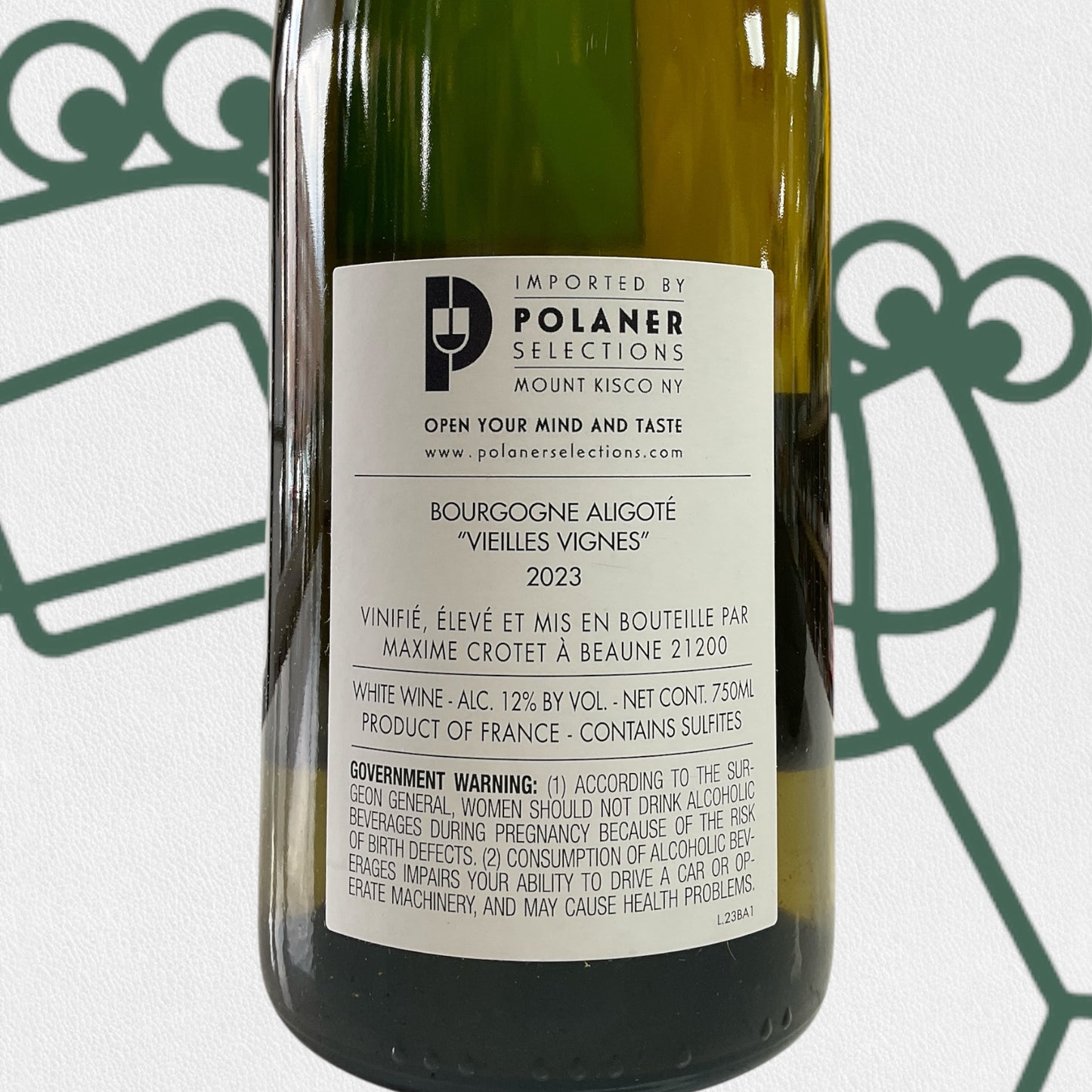 Maxime Crotet 'Aligote Vieilles Vignes' 2023 Burgundy, France - Williston Park Wines & Spirits