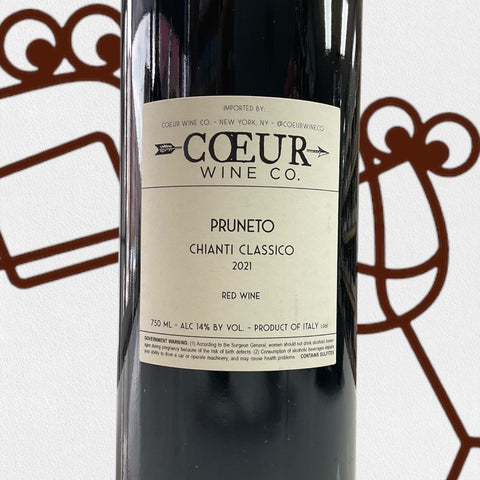 Pruneto 'Chianti Classico' 2021 Tuscany, Italy - Williston Park Wines & Spirits