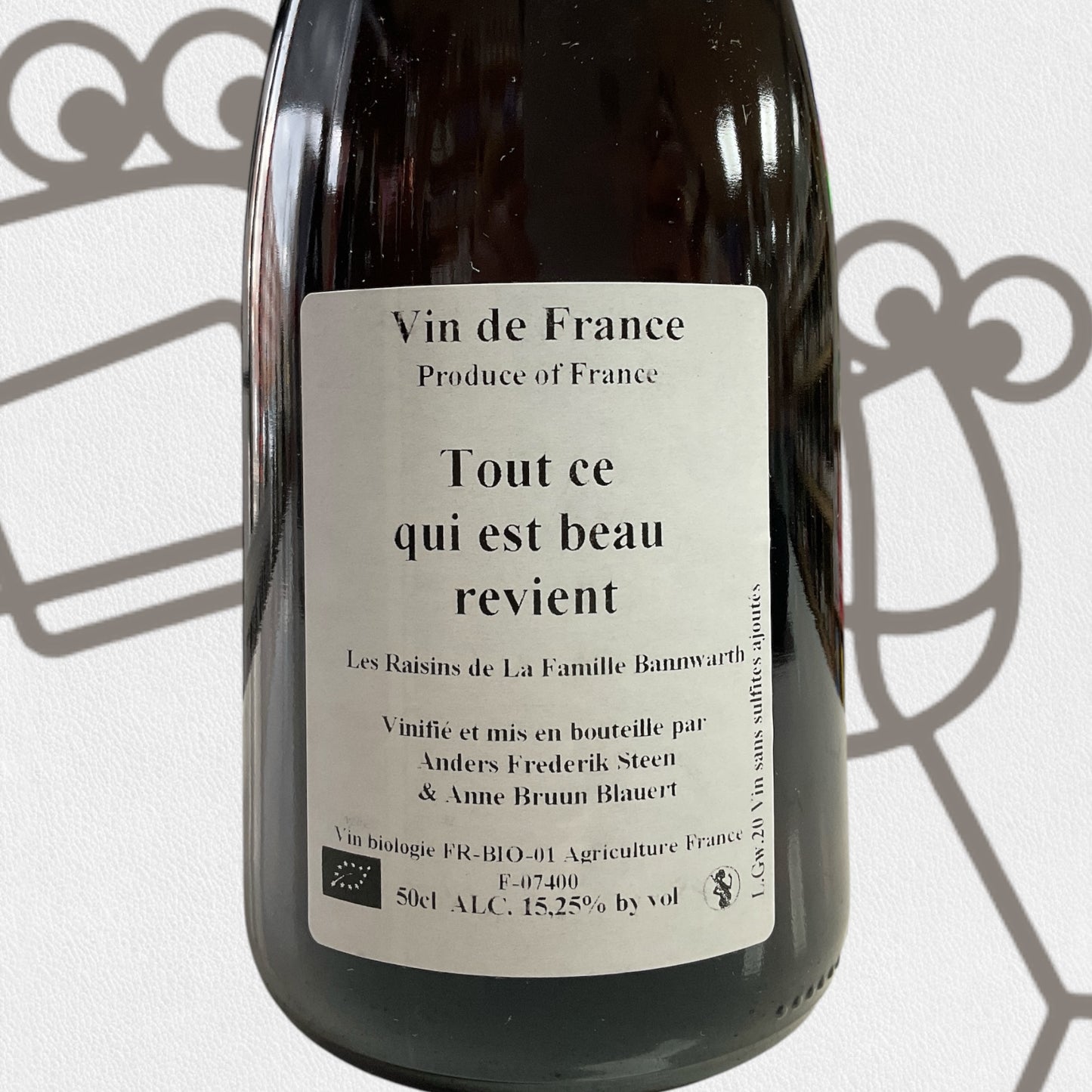Anders Frederik Steen 'Tout Ce Qui Est Beau Revient' 2020 Ardeche, France 500ml - Williston Park Wines & Spirits