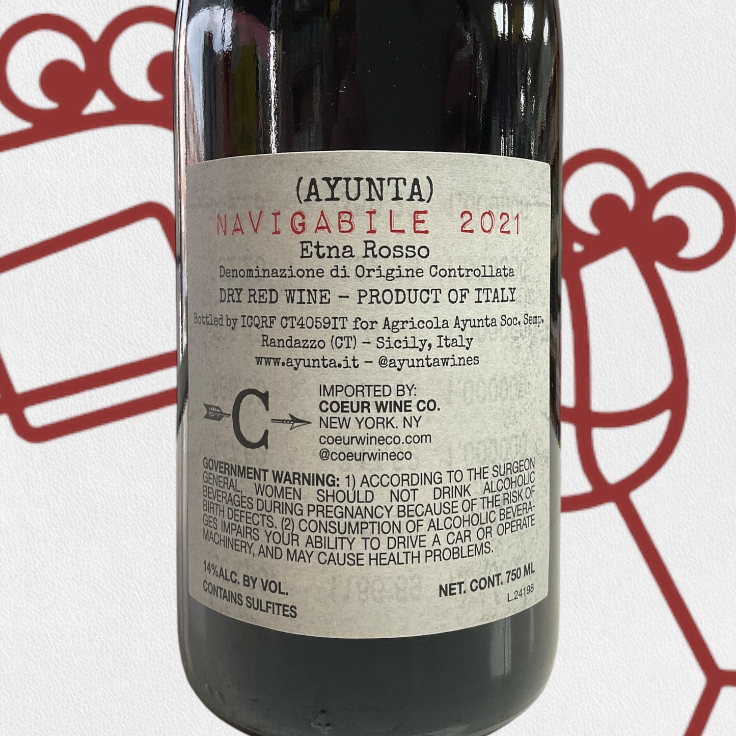 Ayunta 'Etna Rosso Navigabile' 2021 Sicily, Italy - Williston Park Wines & Spirits