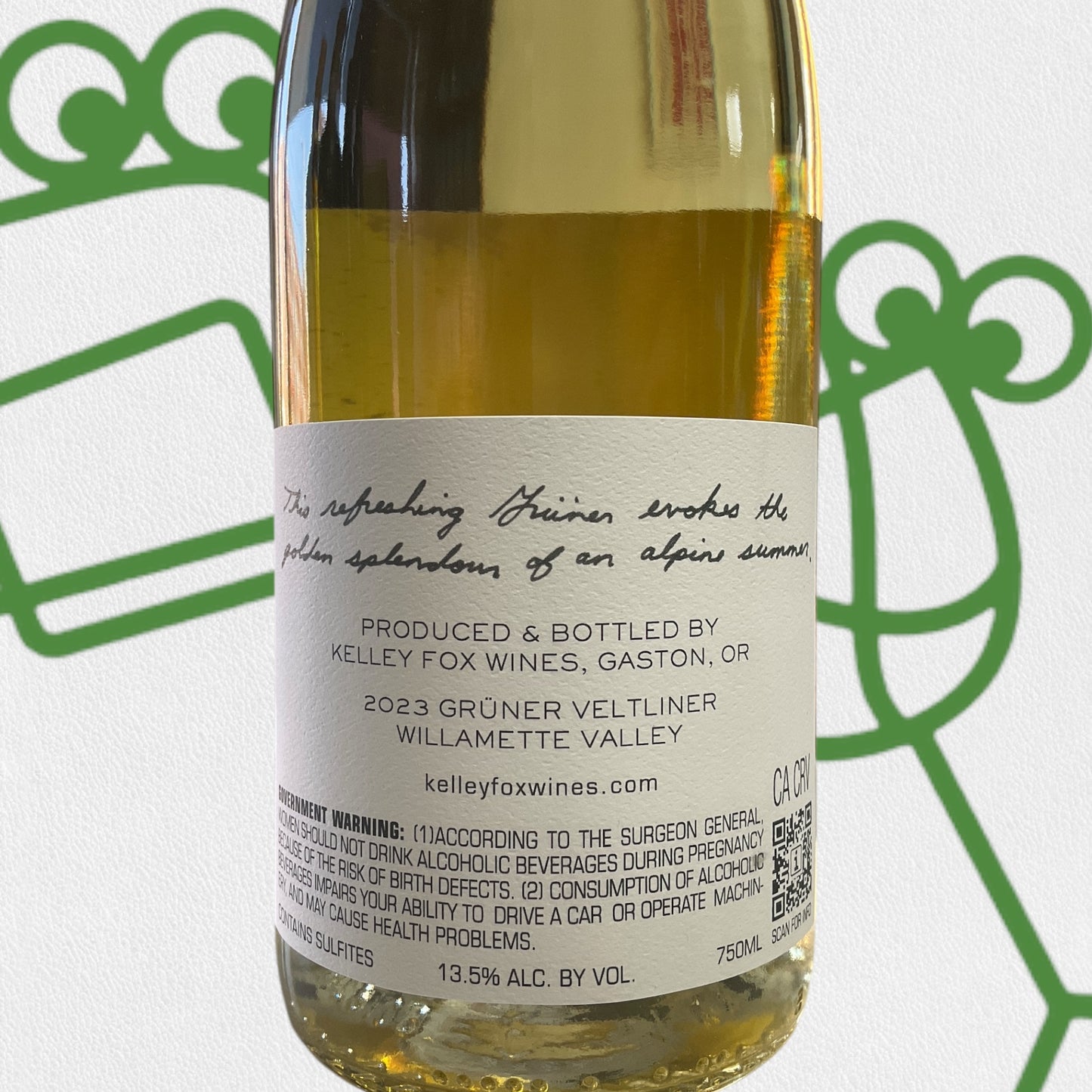 Kelley Fox Gruner Veltliner 2023 Willamette Valley, Oregon - Williston Park Wines & Spirits