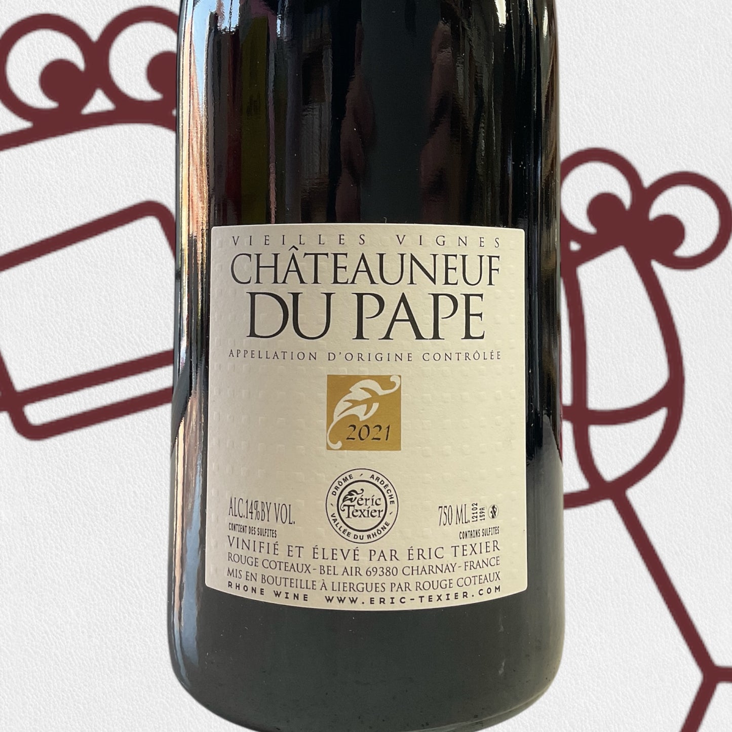 Eric Texier Chateauneuf-du-Pape Vieilles Vignes 2021 Rhone, France - Williston Park Wines & Spirits