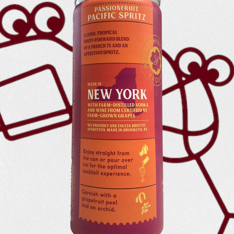 Social Hour 'Passionfruit Pacific Spritz' 4 pack - Williston Park Wines & Spirits