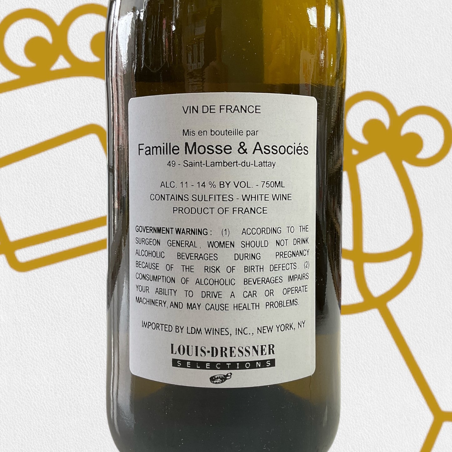 Agnes & Rene Mosse 'Chenin' 2023 Loire Valley, France
