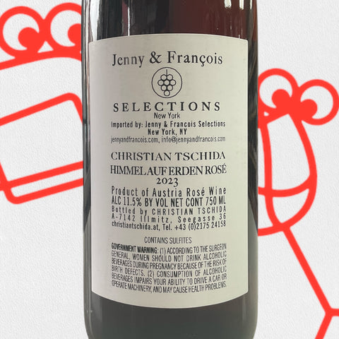 Christian Tschida 'Himmel Auf Erden' Rosé 2023 Burgenland, Austria