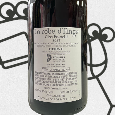 Clos Fornelli 'La Robe d'Ange' Rouge 2023 Corsica, France