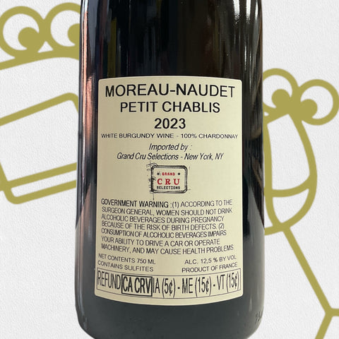 Moreau-Naudet Petit Chablis 2023 Burgundy, France - Williston Park Wines & Spirits