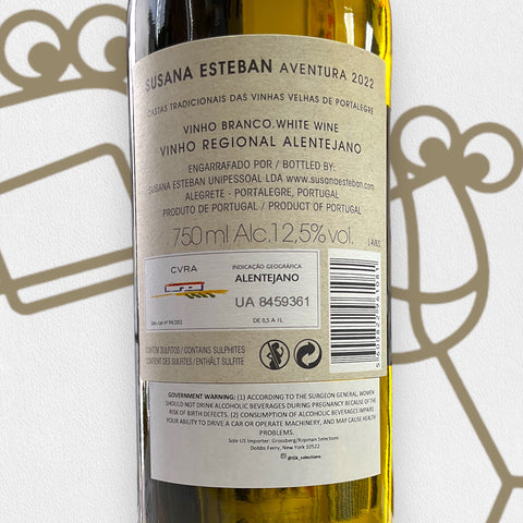 Susana Esteban 'Aventura Branco' 2022 Alentejano, Portugal - Williston Park Wines & Spirits