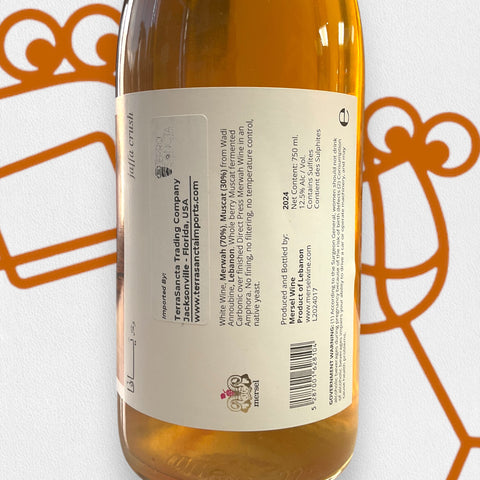 Mersel 'Jaffa Crush' Orange 2024 Bekka Valley, Lebanon - Williston Park Wines & Spirits
