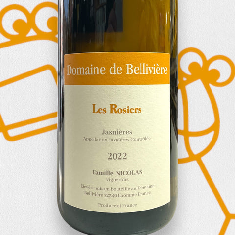 Eric Nicolas Domaine de Belliviere 'Jasnieres Les Rosiers' 2022 Loire Valley, France