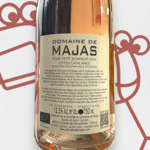 Domaine de Majas 'Petit Bonheur' Rosé 2024 Cotes Catalanes, France