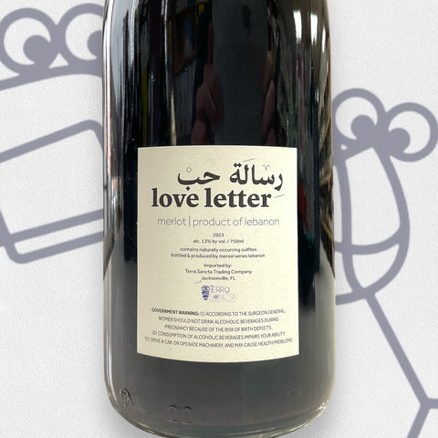 Mersel 'Love Letter' Red 2023 Bekka Valley, Lebanon - Williston Park Wines & Spirits