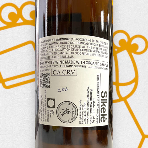 Cantina Marilina 'Sikele' 2024 Sicily, Italy