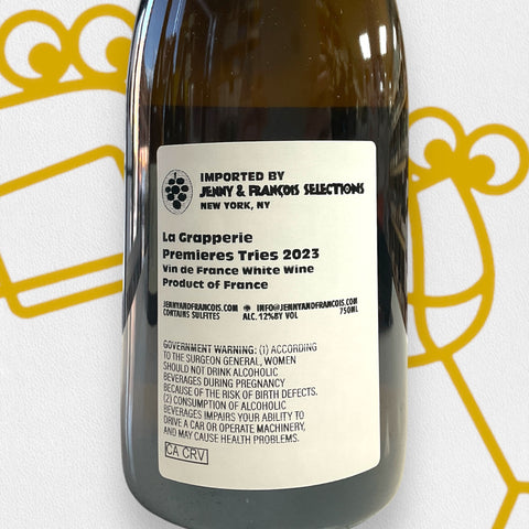 La Grapperie 'Premieres Tries' 2023 Loire Valley, France
