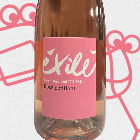 Lise et Bertrand Jousset 'Exile' Rosé Pet-Nat 2024 Loire Valley, France