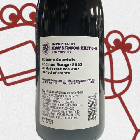 Etienne et Claude Courtois Les Cailloux du Paradis Racines Rouge 2022 Loire Valley, France