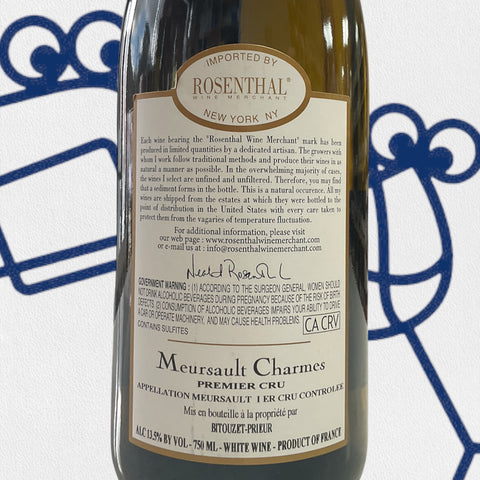 Bitouzet-Prieur Meursault 1er Cru 'Les Charmes' 2022 Burgundy, France