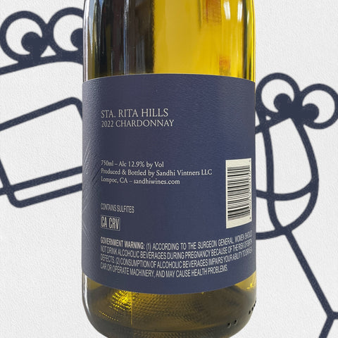 Sandhi 'Sta. Rita Hills' Chardonnay 2022 Santa Barbara, California