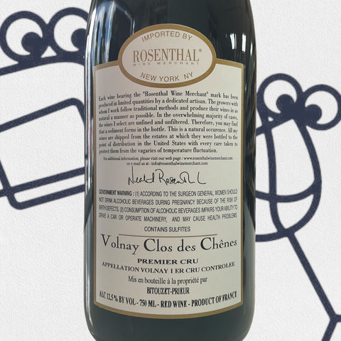 Bitouzet-Prieur 'Clos des Chenes' Volnay 1er Cru 2021 Burgundy, France