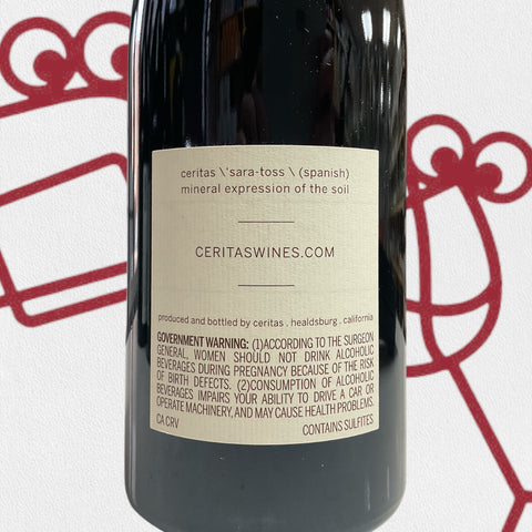 Ceritas 'Cuvee Chloe' Pinot Noir 2022 Sonoma, California