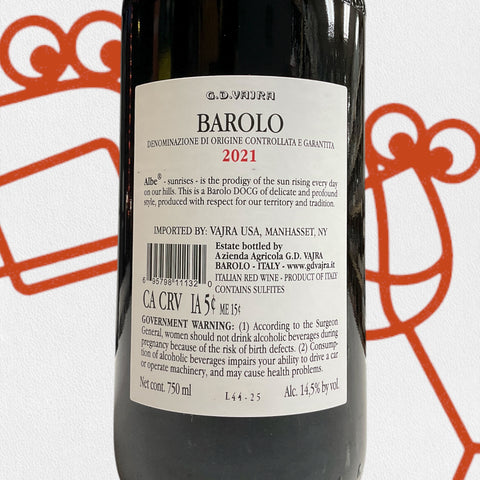 G.D. Vajra 'Albe' 2021 Barolo